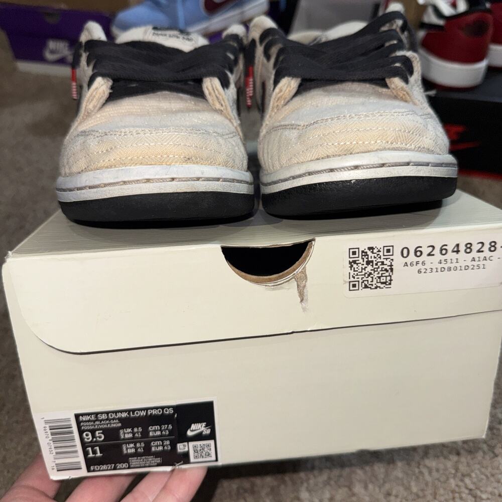 Size 9.5 - Albino & Preto x Nike Dunk SB Low Jiu-Jitsu LEP